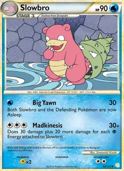Slowbro, HeartGold SoulSilver, no. 52