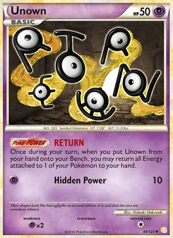 Unown, HeartGold SoulSilver, no. 54