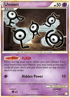 Unown, HeartGold SoulSilver, no. 55