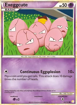 Exeggcute, HeartGold SoulSilver, no. 63