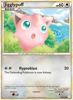 Jigglypuff, HeartGold SoulSilver, no. 68