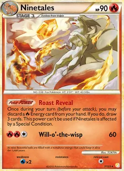 Ninetales, HeartGold SoulSilver, no. 7