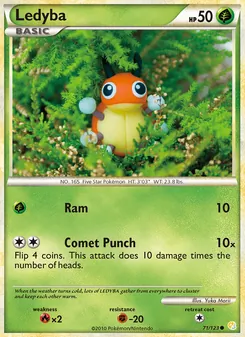 Ledyba, HeartGold SoulSilver, no. 71