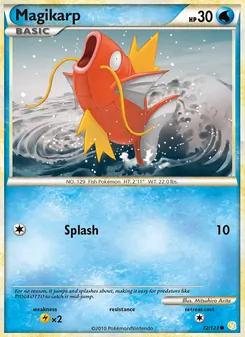 Magikarp, HeartGold SoulSilver, no. 72