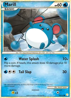 Marill, HeartGold SoulSilver, no. 74