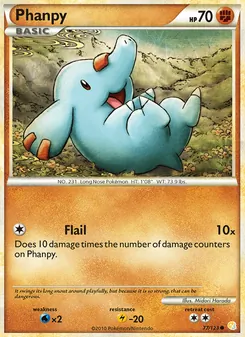 Phanpy, HeartGold SoulSilver, no. 77
