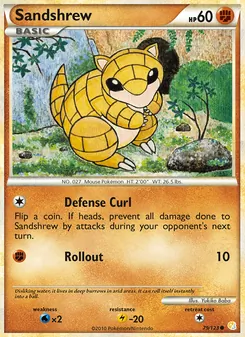 Sandshrew, HeartGold SoulSilver, no. 79
