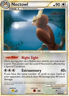 Noctowl, HeartGold SoulSilver, no. 8