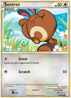 Sentret, HeartGold SoulSilver, no. 80