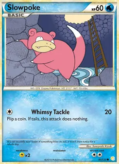 Slowpoke, HeartGold SoulSilver, no. 81