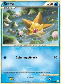 Staryu, HeartGold SoulSilver, no. 84