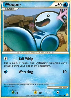 Wooper, HeartGold SoulSilver, no. 88