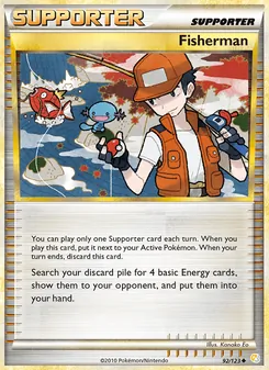 Fisherman, HeartGold SoulSilver, no. 92