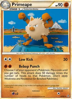 Primeape, Unleashed, no. 22