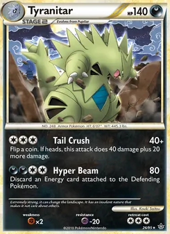 Tyranitar, Unleashed, no. 26