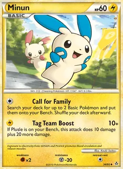 Minun, Unleashed, no. 34