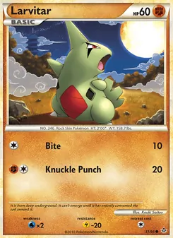 Larvitar, Unleashed, no. 51