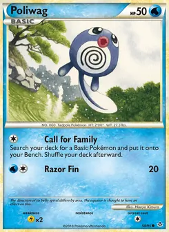 Poliwag, Unleashed, no. 58