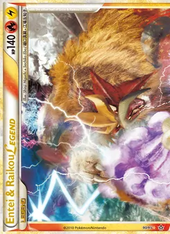 Entei & Raikou LEGEND, Unleashed, no. 90