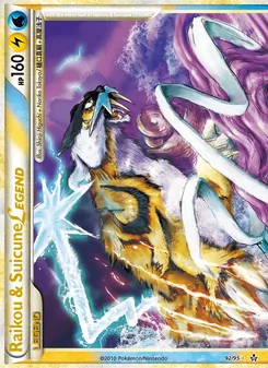 Raikou & Suicune LEGEND, Unleashed, no. 92