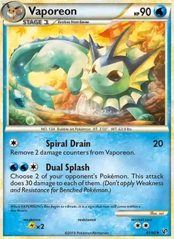 Vaporeon, Undaunted, no. 41