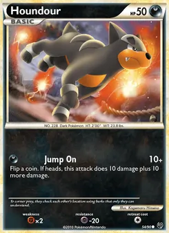 Houndour, Undaunted, no. 54