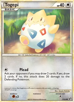 Togepi, Undaunted, no. 70