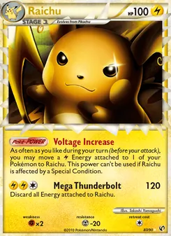 Raichu, Undaunted, no. 83