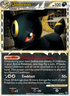 Umbreon, Undaunted, no. 86