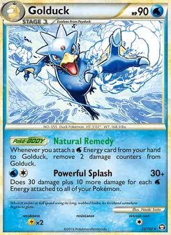 Golduck, Triumphant, no. 22