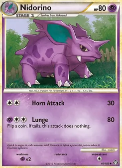 Nidorino, Triumphant, no. 46