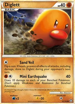 Diglett, Triumphant, no. 61