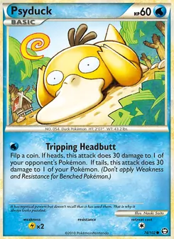 Psyduck, Triumphant, no. 74