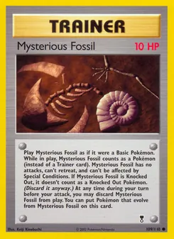 Mysterious Fossil, Legendary Collection, n° 109