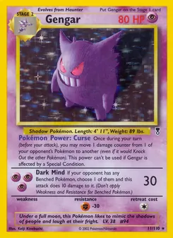 Gengar, Legendary Collection, n° 11