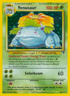 Venusaur, Legendary Collection, n° 18