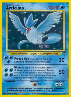 Articuno, Legendary Collection, n° 2