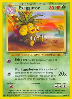 Exeggutor, Legendary Collection, n° 23