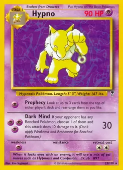 Hypno, Legendary Collection, n° 25