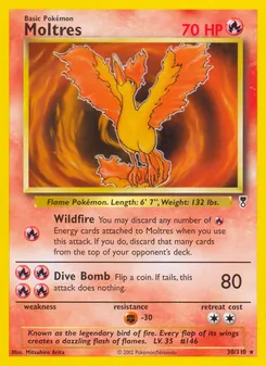 Moltres, Legendary Collection, n° 30