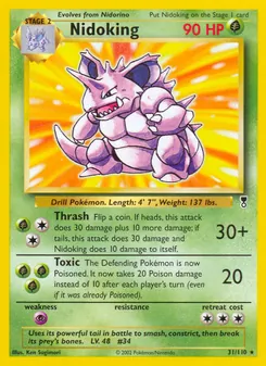 Nidoking, Legendary Collection, n° 31