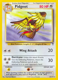 Pidgeot, Legendary Collection, n° 33