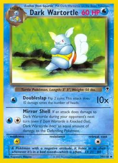 Dark Wartortle, Legendary Collection, n° 39