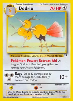 Dodrio, Legendary Collection, n° 41