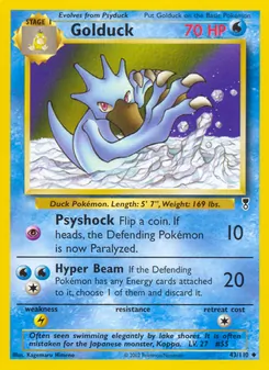 Golduck, Legendary Collection, n° 43