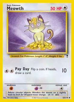 Meowth, Legendary Collection, n° 53