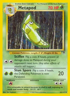 Metapod, Legendary Collection, n° 54