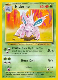 Nidorino, Legendary Collection, n° 56
