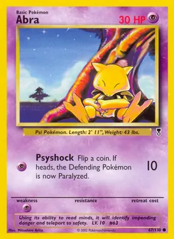 Abra, Legendary Collection, n° 67