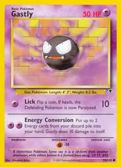 Gastly, Legendary Collection, n° 76